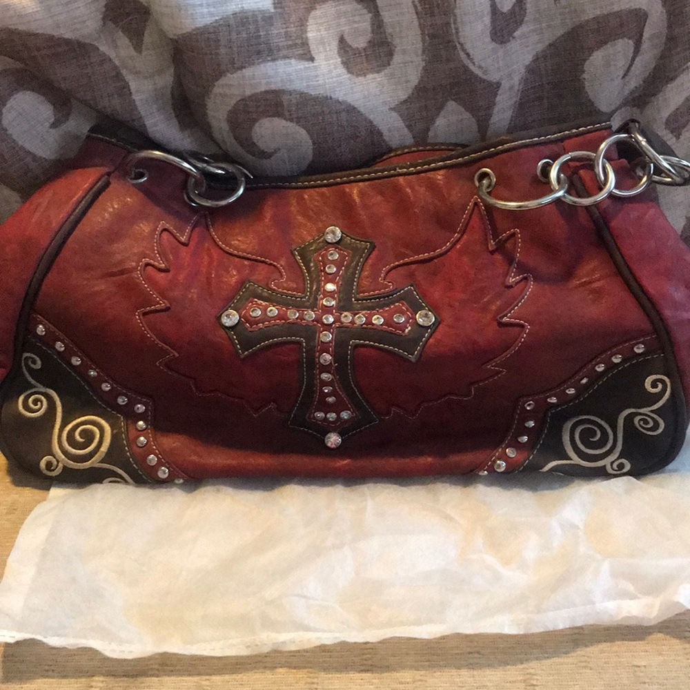 Blinged our red cross purse